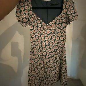 Zara Floral heart necklace dress